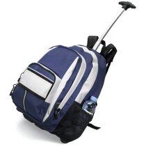 Mochila trolley multibolsillos personalizada azul Mochila trolley multibolsillos personalizada azul