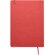 Libretas con banda elastica en pu Rojo detalle 10