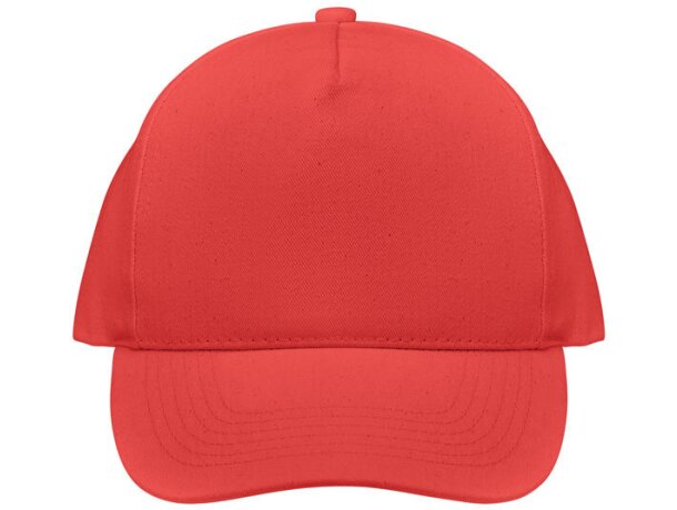 Gorra béisbol de alg. orgánico Bicca Cap Rojo detalle 11