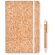 Set de libreta con boli en caja papel Suber Set Beige detalle 7
