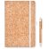 Set libreta bolígrafo corcho Suber Set Beige detalle 7