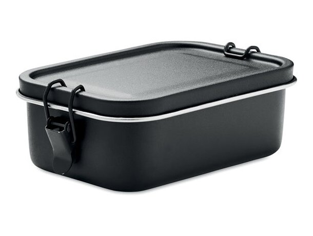 Fiambrera de acero inox. 750 m Chan Lunchbox Colour Negro detalle 6