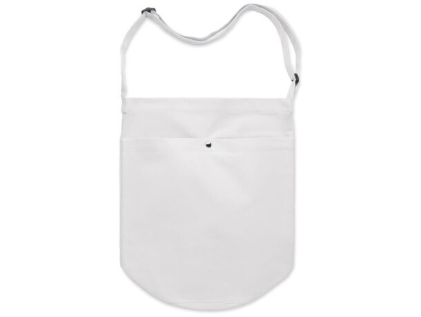 Bolsa bandolera canvas 270 gr Bimba Colour Blanco detalle 5