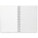 Libretas con anillas con hojas a rayas rPET Anotate Blanco detalle 10
