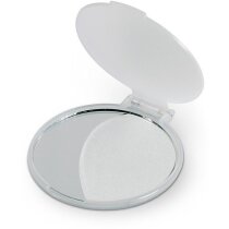 Espejo circular para empresas blanco transparente Espejo circular para empresas blanco transparente