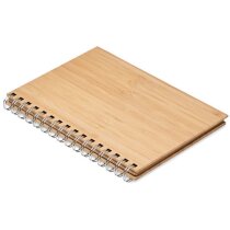 Libreta promocional A5 Bram con anillas y bambú