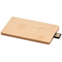 Memoria USB 16GB carcasa bambú Creditcard Plus Memoria USB 16GB carcasa bambú Creditcard Plus