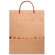 Bolsa regalo personalizada papel craft 250 g/m2 Sparkle Rojo detalle 1