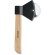 Cortador de pizza de madera forma de hacha Negro detalle 3