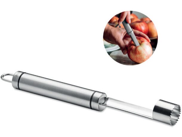 Descorazonador Cory acero inoxidable mate 20 cm extracción precisa Plateado mate detalle 4