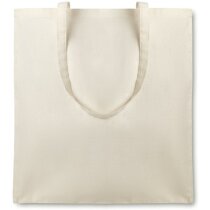 Bolsa algodón publicitaria orgánico 105g beige certificado sostenible