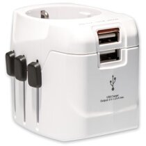 Adaptador para y cargador para viajes de UE