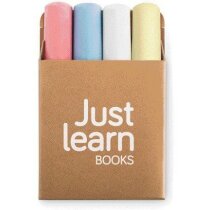 Estuche de cartón con tizas personalizado Estuche de cartón con tizas personalizado