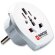 Adaptador universal de abs para Europa de 2 y 3 polos