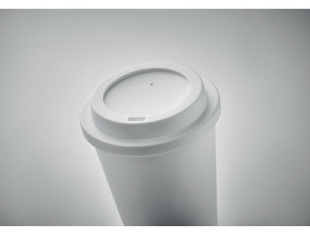 Vaso de doble pared PP 300 ml Nola Blanco detalle 15