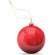 Bola navideña sublimacion Happy Ball Rojo detalle 2