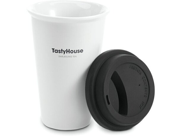 Vaso de plástico con tapa de doble pared personalizado