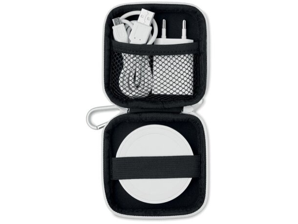 Set de cargador inalámbrico en estuche de regalo Wireless Plato Set Blanco detalle 4