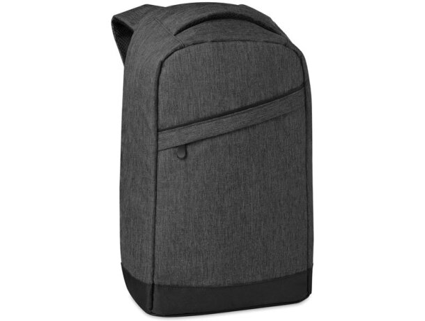 Mochilas para ordenador 13 corporativas antirrobo de poliéster Berlin Negro detalle 4
