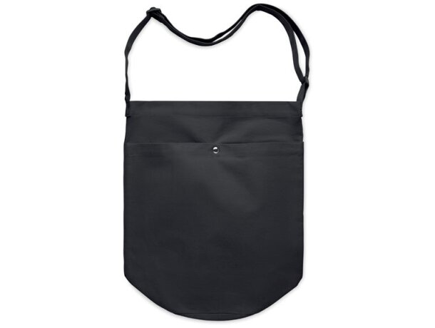 Bolsa bandolera canvas 270 gr Bimba Colour Negro detalle 1