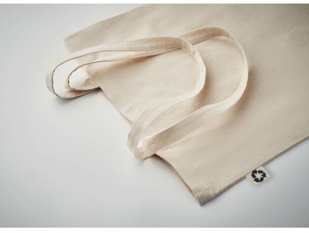 Bolsa 100% algodón normal 140 g/m2 Zoco Beige detalle 1