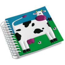 Libreta para niños con motivos de animales personalizada blanca Libreta para niños con motivos de animales personalizada blanca