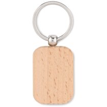 Llavero barato madera rectangular