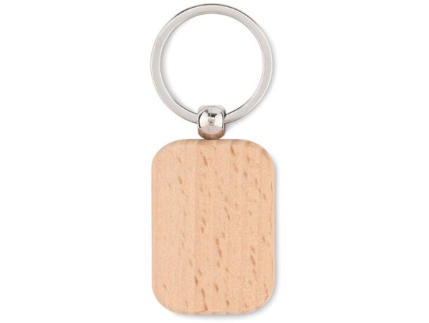 Llaveros rectangular madera Poty Wood Madera detalle 1