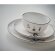 Set de desayuno con motivos navideños de cerámica Blanco detalle 5