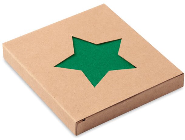 Juego de posavasos Starguard Verde detalle 7