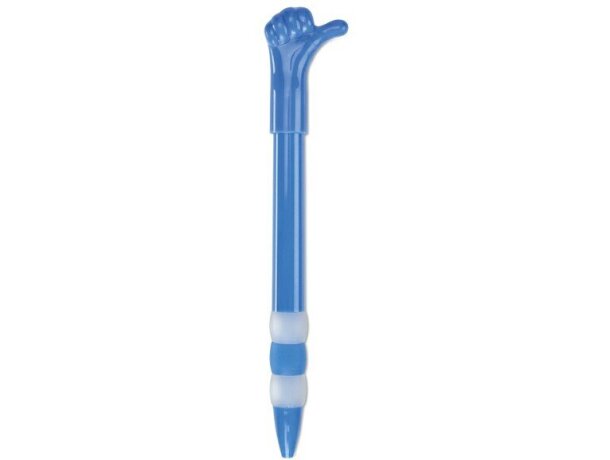 Bolígrafo con mano azul azul personalizado Bolígrafo con mano azul azul personalizado