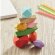 Juego de habilidad de rocas de madera de colores variados Beige detalle 4