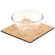 Set de posavasos de madera 4 piezas Madera detalle 2