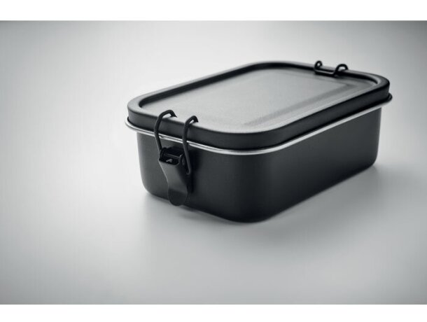 Fiambrera de acero inox. 750 m Chan Lunchbox Colour Negro detalle 6