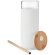 Vaso de cristal borosilicato con funda de silicona 450ml Strass Blanco detalle 7