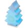 Árbol Lumitree que cambia de color automáticamente Blanco detalle 1