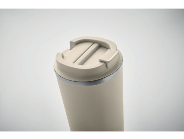 Vaso de doble pared 510 ml Brace + Beige detalle 17