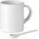 Tazas de café con cuchara Sublim Spoon revestimiento especial 300ml Blanco detalle 3
