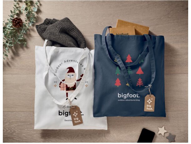 Bolsa de la compra promocional algodón 140 g/m2 Cottonel Colour detalle 5