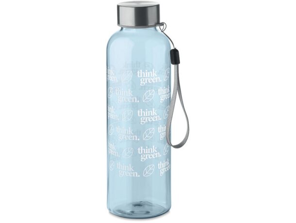 Botella ecológica RPET bottle 500ml Utah Rpet Azul Claro transparente detalle 2