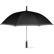 Paraguas especial con mango de eva negro con logo