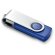 Flash drive 4GB económico y personalizado Techmate azul real