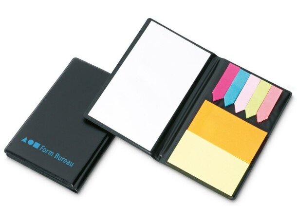 Set de notas adhesivas de colores grabado