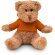Peluche oso con sudadera Johnny Naranja