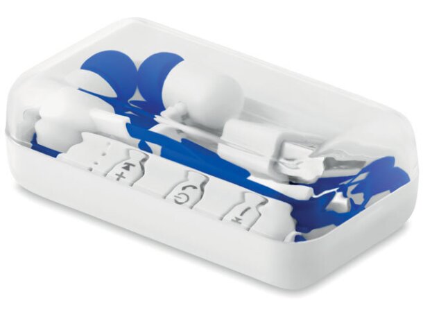 Auriculares Bluetooth Micro Azul real detalle 9