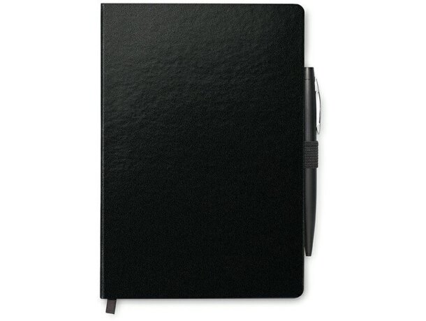 Bloc de notas tamaño A6 personalizada negra Bloc de notas tamaño A6 personalizada negra