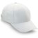 Gorra básica de algodón en colores blanco