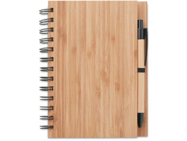 Cuaderno De Notas De Bambú personalizada