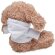 Peluche de perro Doggy Blanco detalle 3