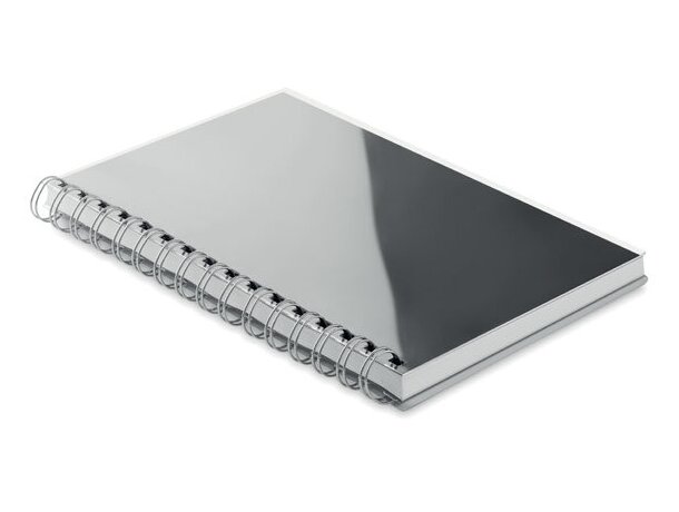 Libretas con anillas con hojas a rayas rPET Anotate Negro detalle 1